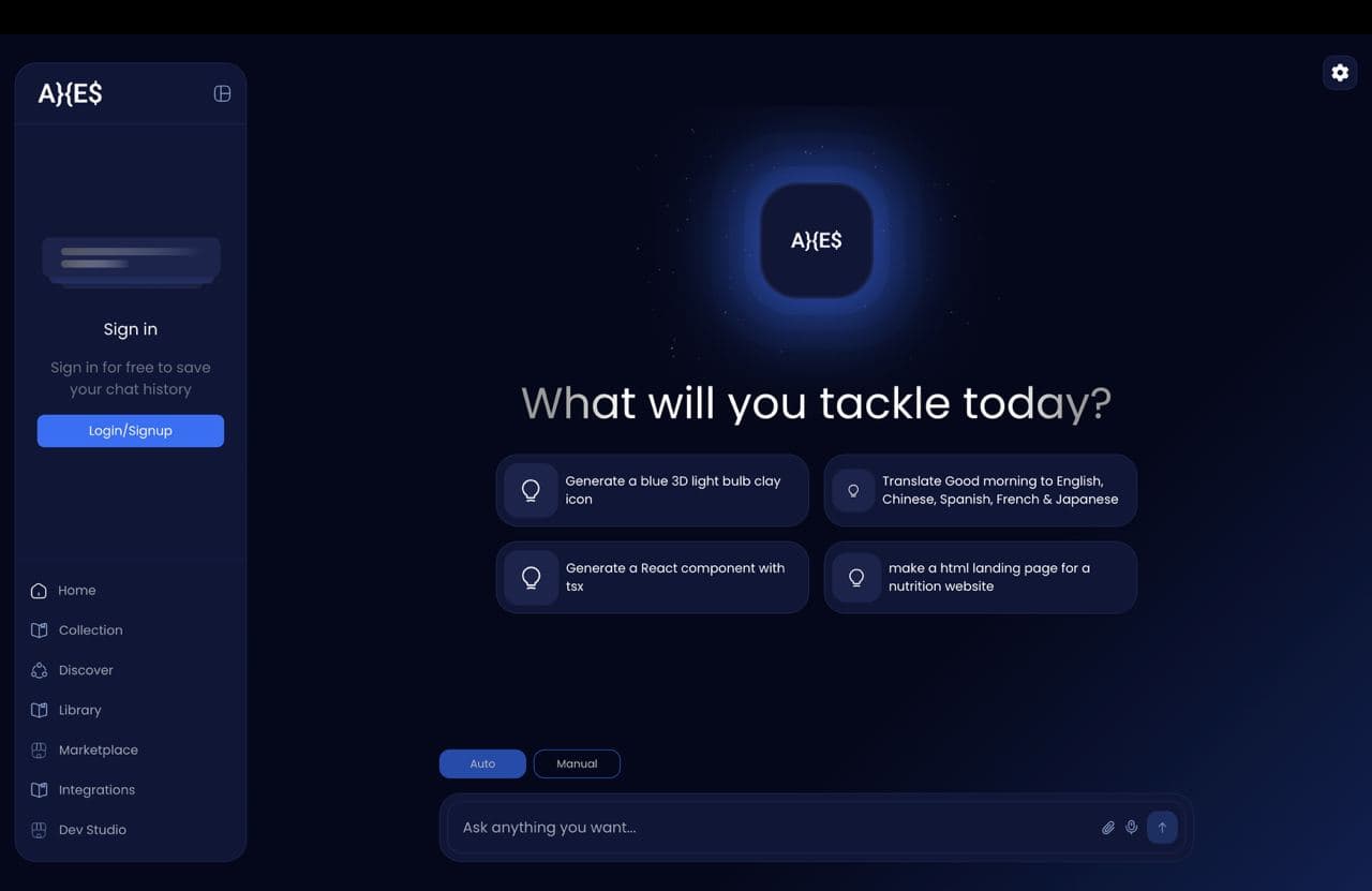 Axes Neo — Create anything with AI. Share everything together.
