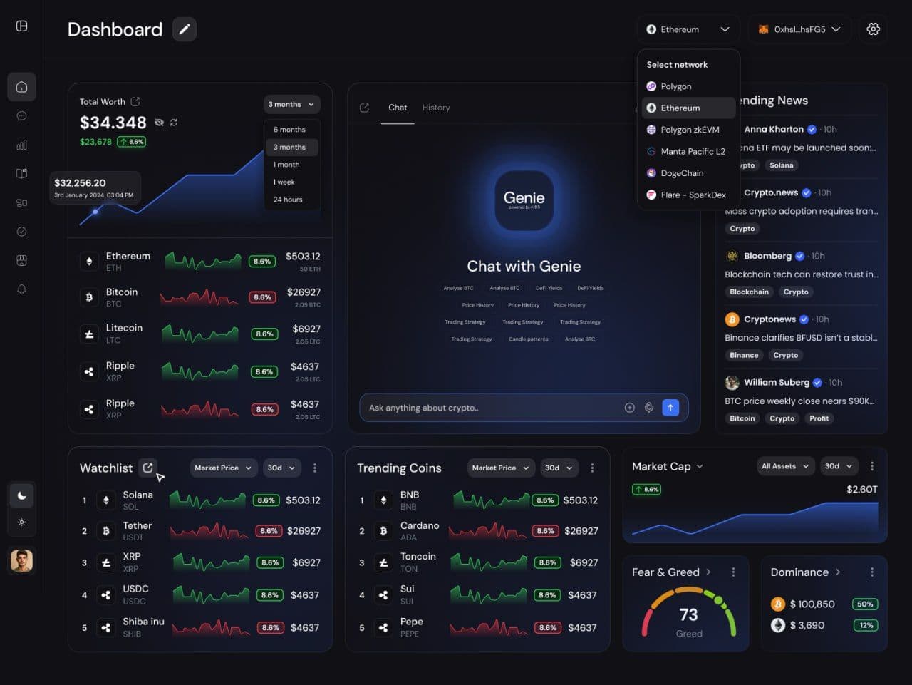Axes Genie — An AI agent for structured, autonomous crypto execution.